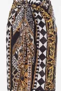 LAYERED LONG SARONG WITH FRONT TIE LOOK UP TESORO -Fashion Store CAMILLA 00024767 LOOKUPTESORO LAYEREDLONGSARONGWITHFRONTTIE 5