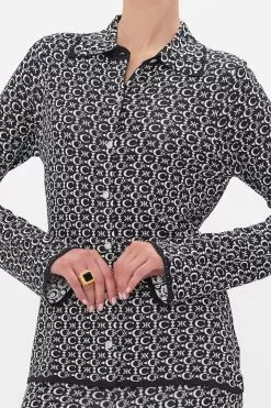 KNIT SHIRT FELINE FANTASY -Fashion Store CAMILLA 00024835 KNIT SHIRT FELINE FANTASY 6