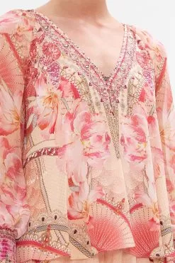 SHIRRED CUFF BLOUSE ADORE ME -Fashion Store CAMILLA 00024849 SHIRRED CUFF BLOUSE ADORE ME 5