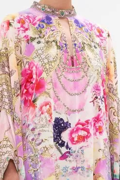 SHORT KAFTAN WITH HIGH NECK SONIC SYMPHONIES -Fashion Store CAMILLA 00024856 SHORT KAFTAN WITH HIGH NECK SONIC SYMPHONIES 5