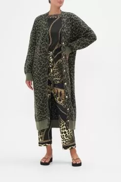 LONG COCOON CARDIGAN LIONS MANE