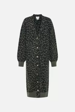 LONG COCOON CARDIGAN LIONS MANE 10 LONG COCOON CARDIGAN LIONS MANE -Fashion Store CAMILLA 00025014 LONG COCOON CARDIGAN LIONS MANE GHOST