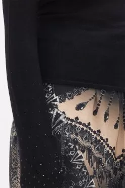 OFF SHOULDER KNIT TOP CURTAIN CALL CHAOS -Fashion Store CAMILLA 00025033 OFF SHOULDER KNIT TOP CURTAIN CALL CHAOS 5