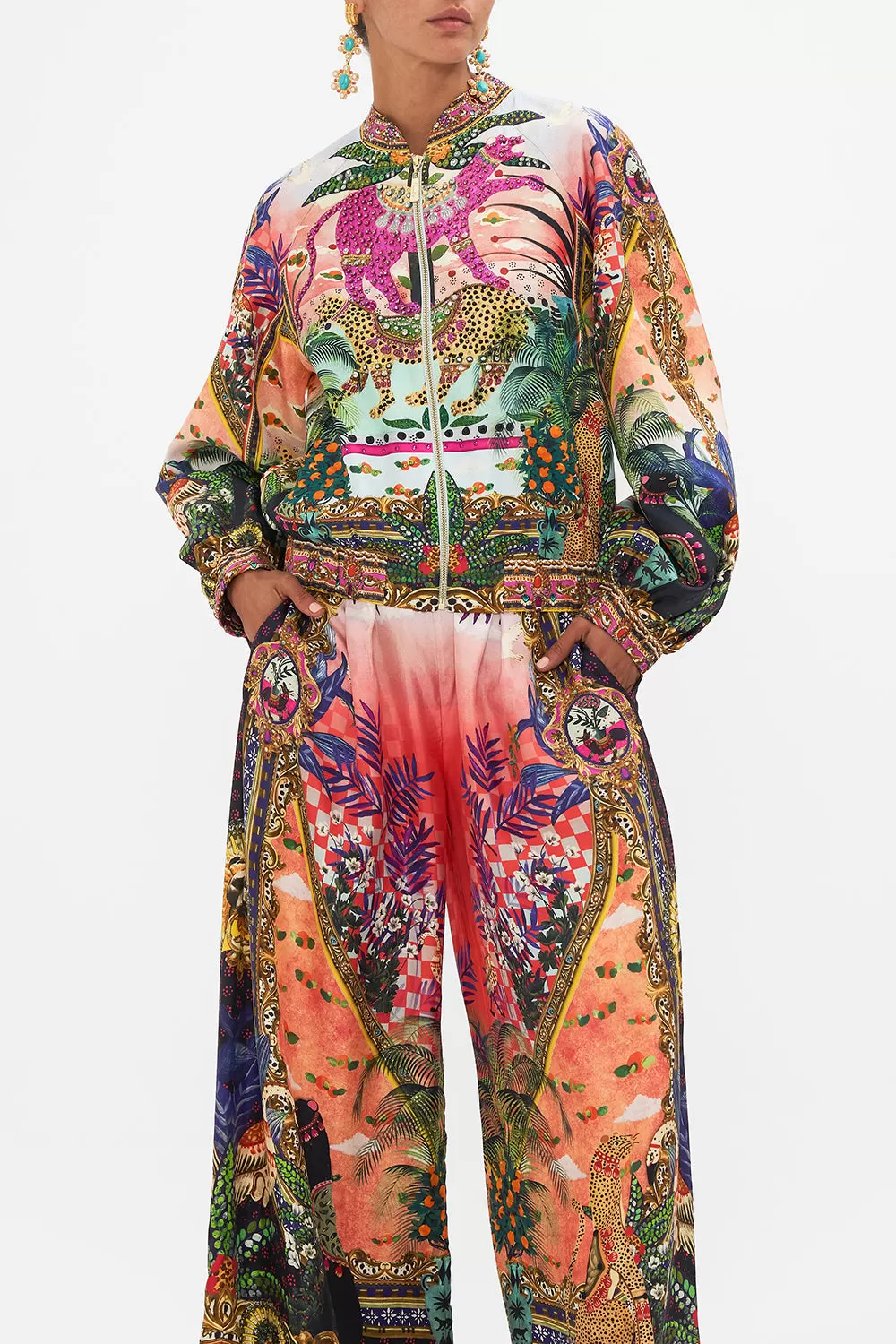 BOMBER JACKET WITH SHIRRED CUFF ALESSANDROS ATLANTIS 7 BOMBER JACKET WITH SHIRRED CUFF ALESSANDROS ATLANTIS - Image 5