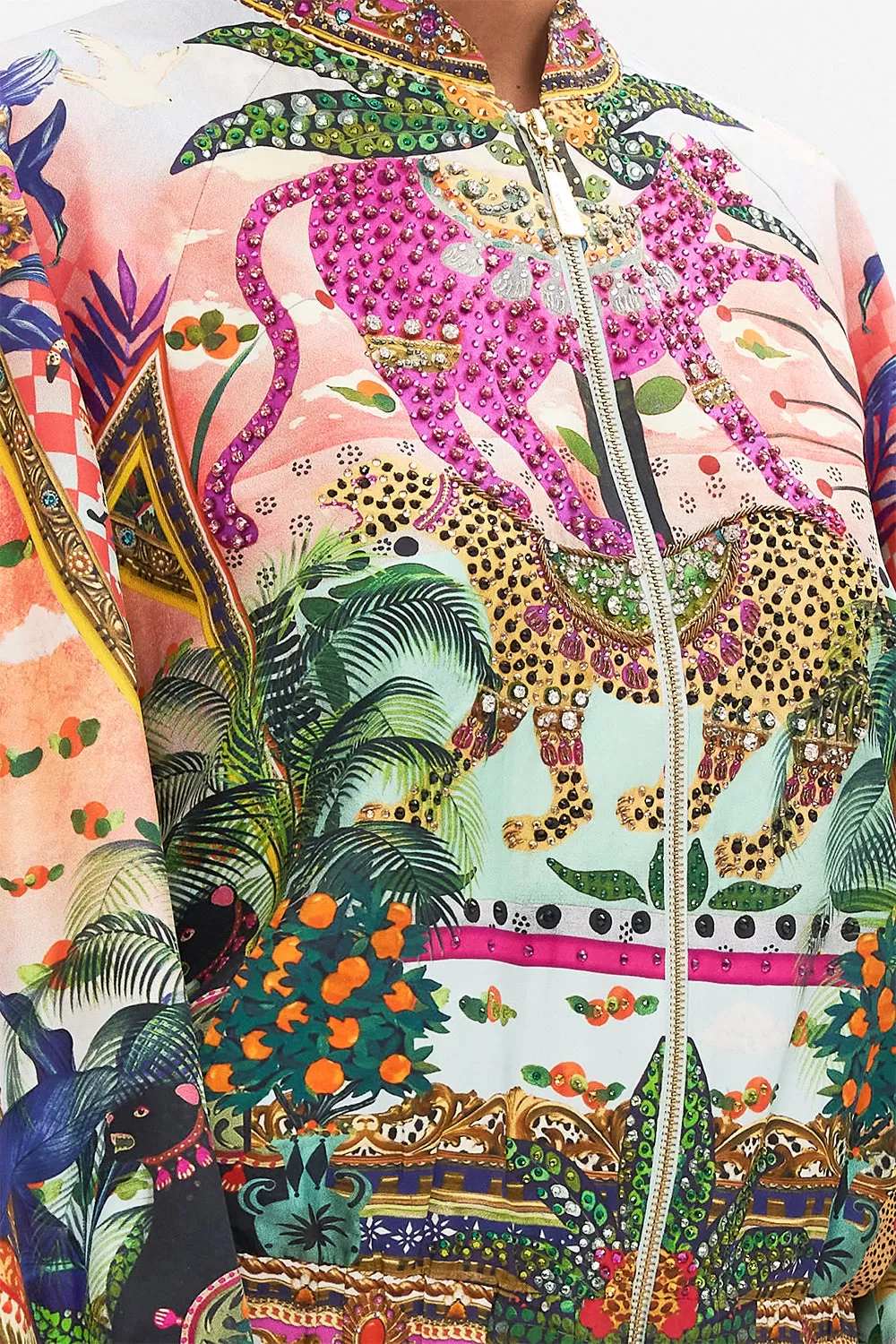 BOMBER JACKET WITH SHIRRED CUFF ALESSANDROS ATLANTIS 8 BOMBER JACKET WITH SHIRRED CUFF ALESSANDROS ATLANTIS - Image 6