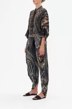 DRAPED SIDE PANT CHAOS IN THE COSMOS -Fashion Store CAMILLA 00026468 DRAPED SIDE PANT CHAOS IN THE COSMOS 2