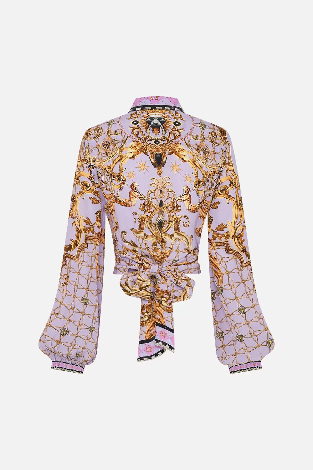 CROPPED WRAP SHIRT LAVENDER EVER AFTER 10 CROPPED WRAP SHIRT LAVENDER EVER AFTER - Image 8