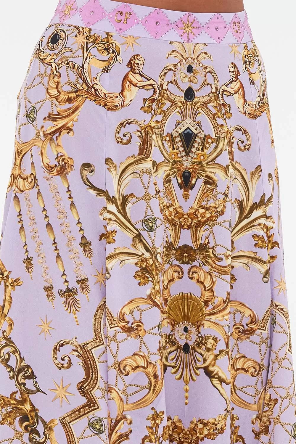 PANELLED FLARED LONG SKIRT LAVENDER EVER AFTER 9 PANELLED FLARED LONG SKIRT LAVENDER EVER AFTER - Image 7