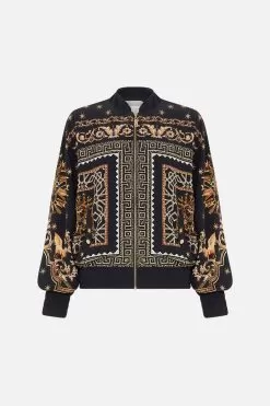 RELAXED BOMBER JACKET DUOMO DYNASTY -Fashion Store CAMILLA 00026617 RELAXEDBOMBERJACKET DUOMODYNASTY GHOST 1