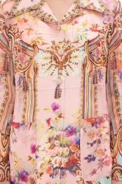 LONG BUTTON FRONT COAT LETTERS FROM THE PINK ROOM -Fashion Store CAMILLA 00026648 LETTERSFROMTHEPINKROOM LONGBUTTONFRONTCOAT 5