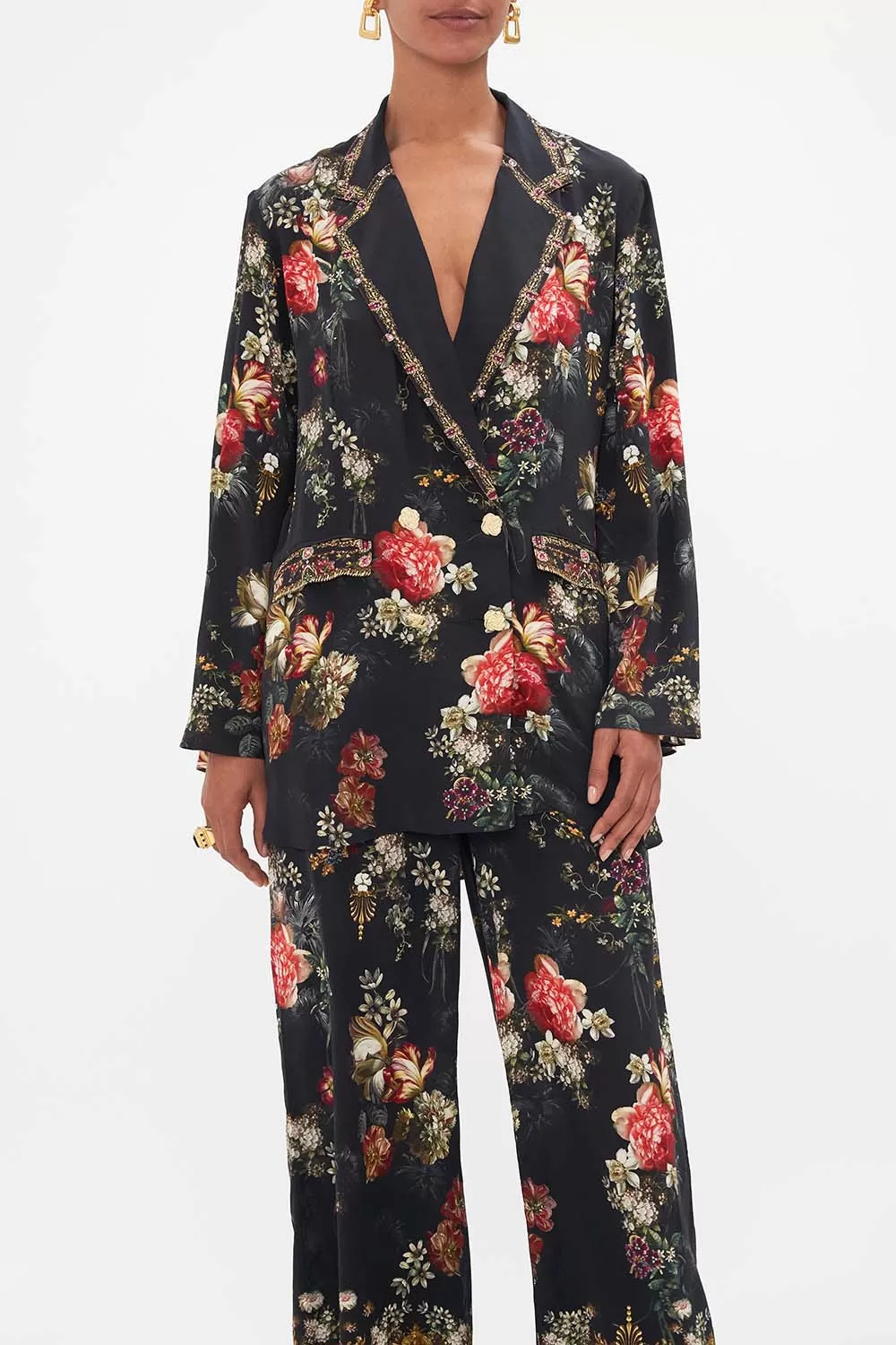 FLARED SLEEVE DOUBLE BREASTED JACKET A NIGHT AT THE OPERA 7 FLARED SLEEVE DOUBLE BREASTED JACKET A NIGHT AT THE OPERA - Image 5