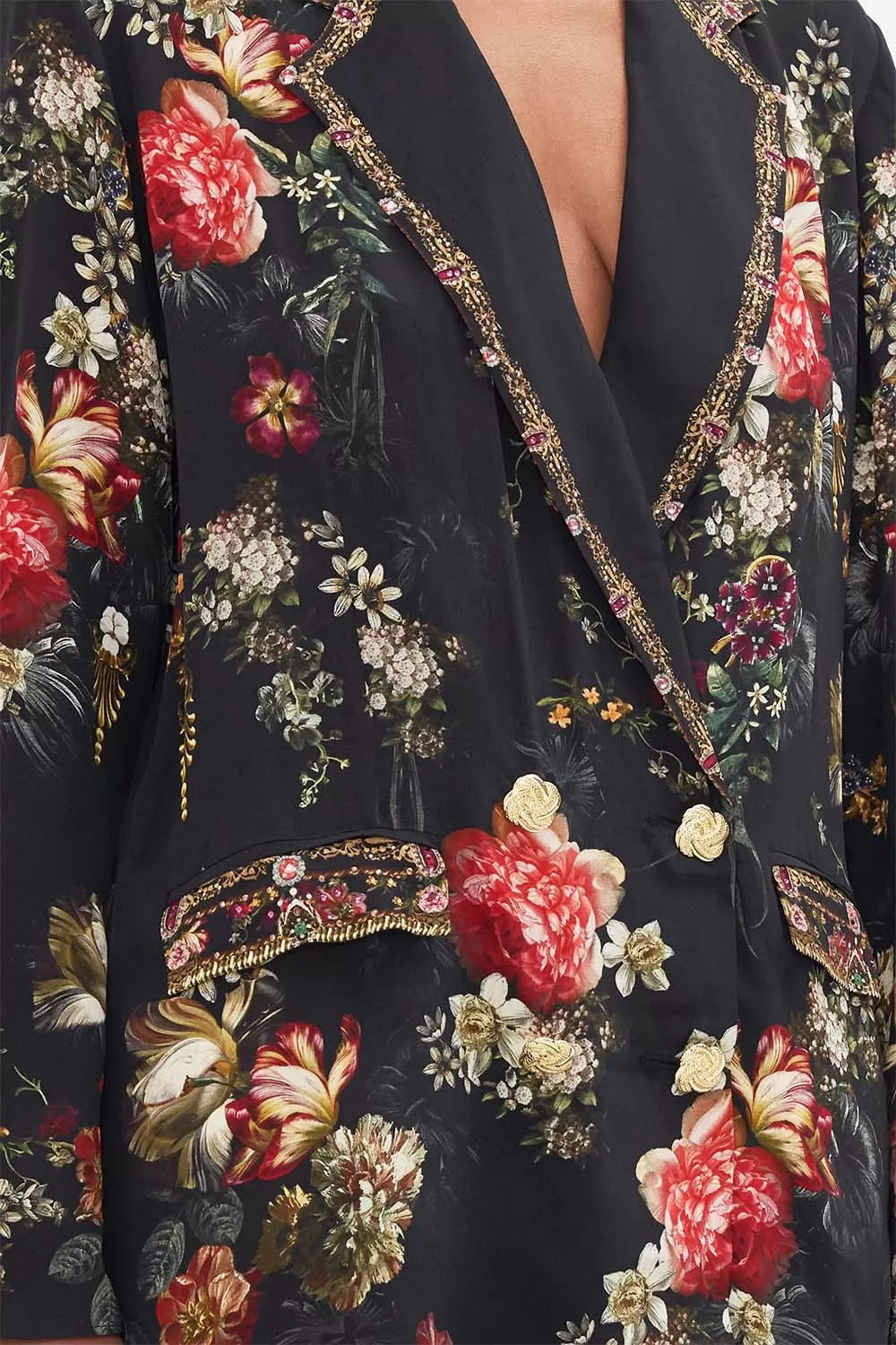 FLARED SLEEVE DOUBLE BREASTED JACKET A NIGHT AT THE OPERA 8 FLARED SLEEVE DOUBLE BREASTED JACKET A NIGHT AT THE OPERA - Image 6