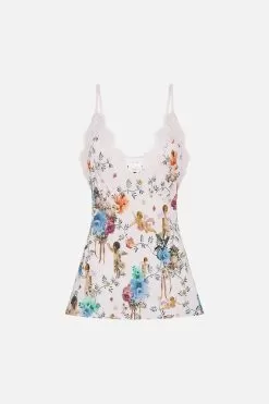 LACE EDGE CAMI BAMBINO BLISS -Fashion Store CAMILLA 00026704 LACE EDGE CAMI BAMBINO BLISS GHOST 1