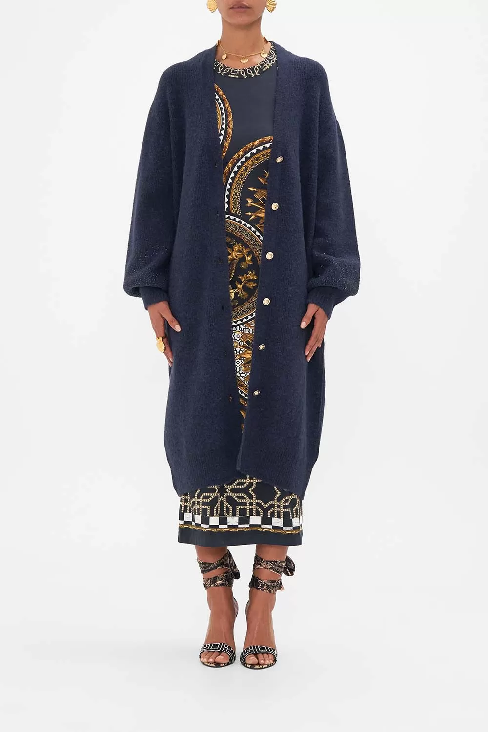 LONG COCOON CARDIGAN DUOMO KALEIDO 3 LONG COCOON CARDIGAN DUOMO KALEIDO