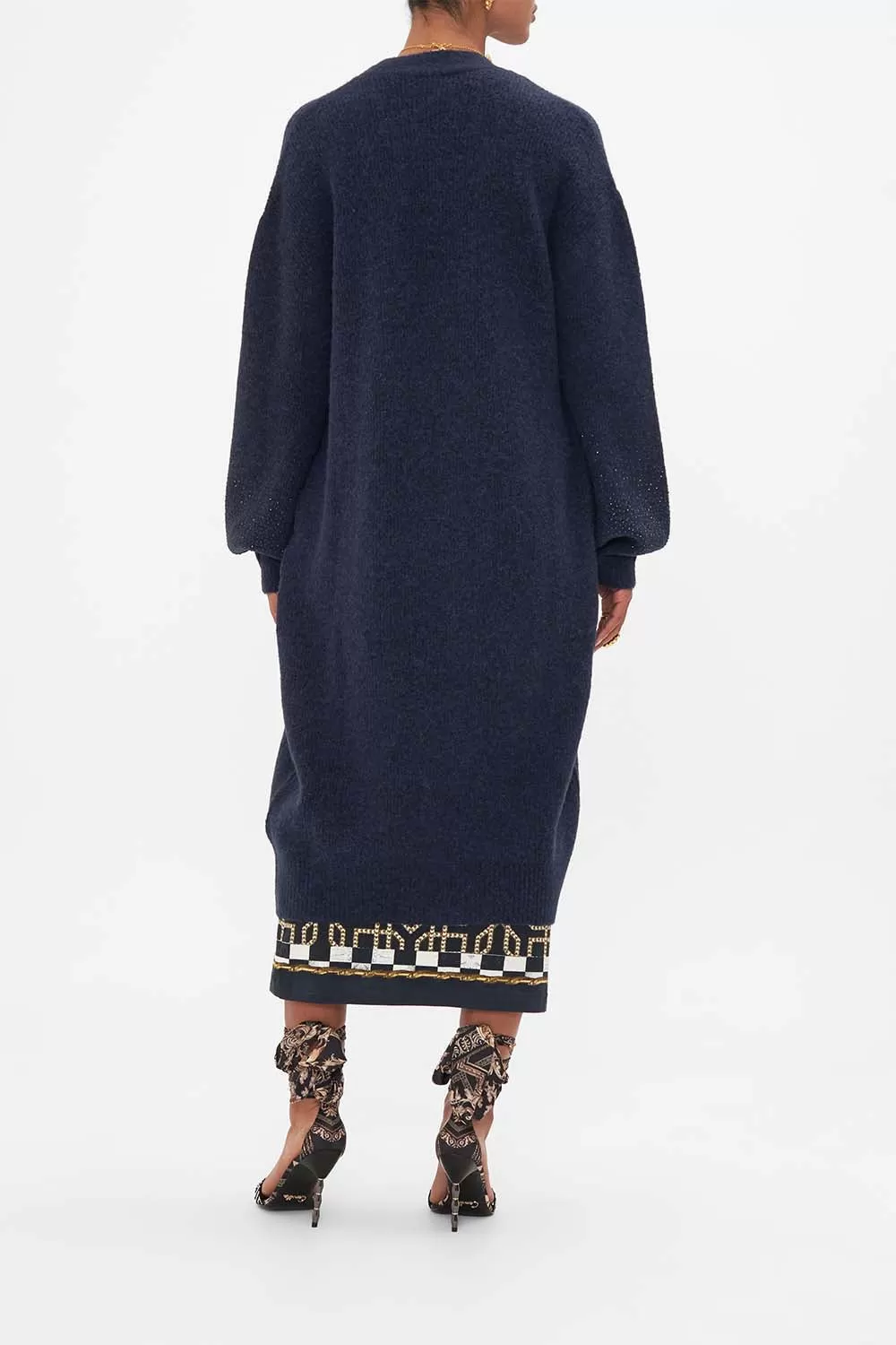 LONG COCOON CARDIGAN DUOMO KALEIDO 4 LONG COCOON CARDIGAN DUOMO KALEIDO - Image 2