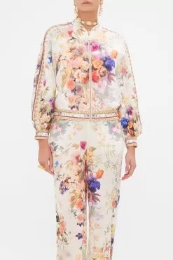 PANELLED SLEEVE BLOUSON BOMBER FRIENDS WITH FRESCOS 13 PANELLED SLEEVE BLOUSON BOMBER FRIENDS WITH FRESCOS -Fashion Store CAMILLA 00026734 PANELLED SLEEVE BLOUSON BOMBER FRIENDS WITH FRESCOS 4