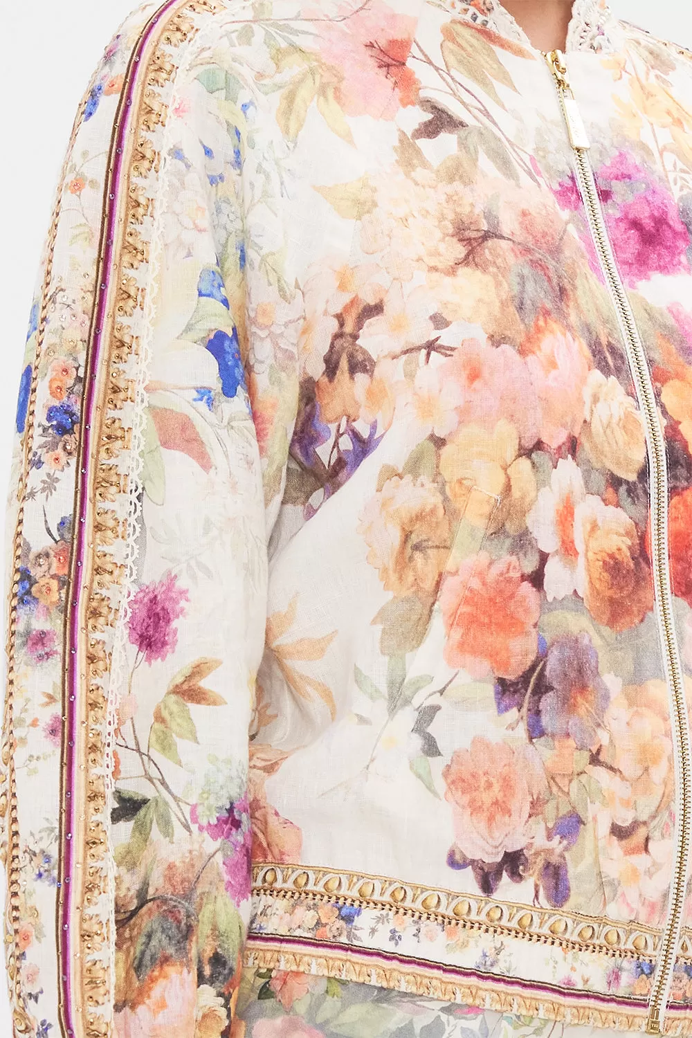 PANELLED SLEEVE BLOUSON BOMBER FRIENDS WITH FRESCOS 8 PANELLED SLEEVE BLOUSON BOMBER FRIENDS WITH FRESCOS - Image 6