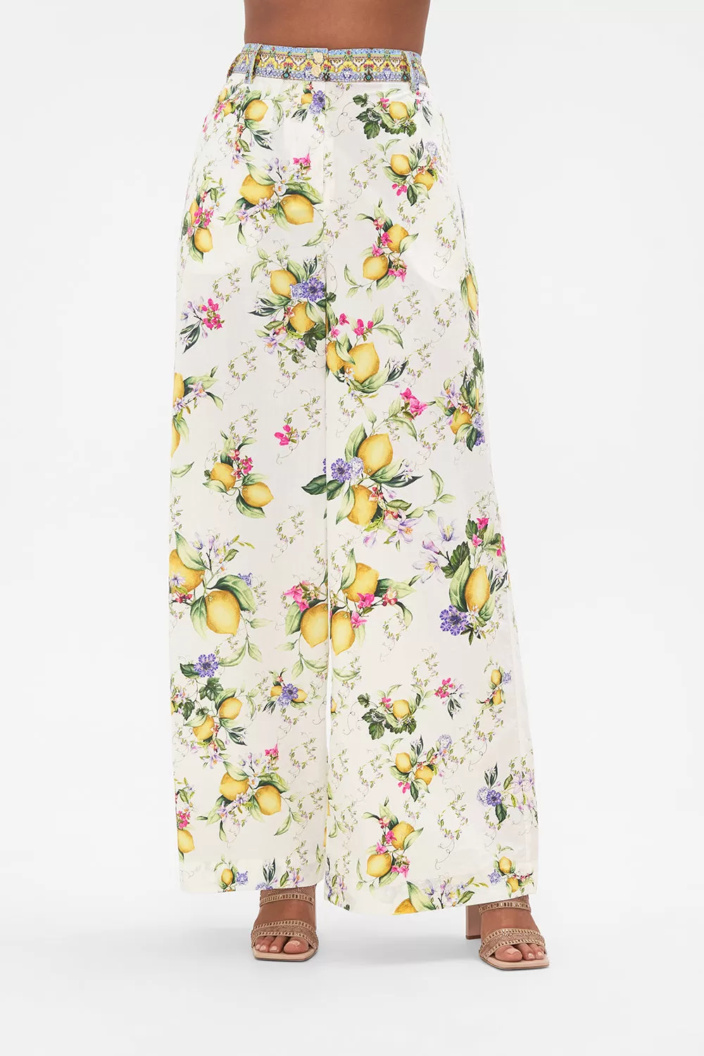 WIDE LEG WAISTED PANT CATERINA SPRITZ 7 WIDE LEG WAISTED PANT CATERINA SPRITZ - Image 5