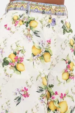 WIDE LEG WAISTED PANT CATERINA SPRITZ 14 WIDE LEG WAISTED PANT CATERINA SPRITZ -Fashion Store CAMILLA 00028239 CATERINASPRITZ WIDELEGWAISTEDPANTLEMONS 5