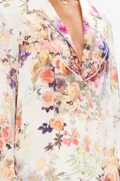 SINGLE BREASTED JACKET FRIENDS WITH FRESCOS 14 SINGLE BREASTED JACKET FRIENDS WITH FRESCOS -Fashion Store CAMILLA 00028252 SINGLE BREASTED JACKET FRIENDS WITH FRESCOS 5