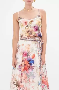 BIAS CROP CAMI FRIENDS WITH FRESCOS -Fashion Store CAMILLA 00028253 FRIENDSWITHFRESCOS BIASCROPCAMI 4