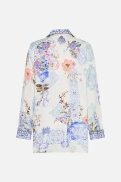 DOUBLE BREASTED SOFT JACKET PAINT ME POSITANO -Fashion Store CAMILLA 00028256 DOUBLEBREASTEDSOFTJACKET PAINTMEPOSITANO GHOST 2