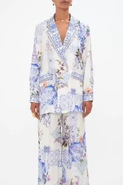 DOUBLE BREASTED SOFT JACKET PAINT ME POSITANO -Fashion Store CAMILLA 00028256 PAINTMEPOSITANO DOUBLEBREASTEDSOFTJACKET 4