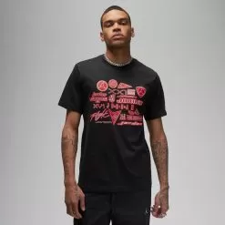 Jordan Brand Graphics Icon Tee - Mens -Fashion Store DX9599010 3