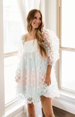 She's Like Spring Tulle Babydoll Dress - Pastel -Fashion Store IMG 0271copy