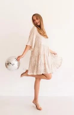 Set Your Sights Sequin Babydoll Dress 19 Set Your Sights Sequin Babydoll Dress -Fashion Store IMG 0960