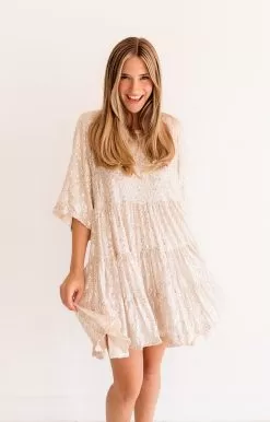 Set Your Sights Sequin Babydoll Dress 27 Set Your Sights Sequin Babydoll Dress -Fashion Store IMG 0985