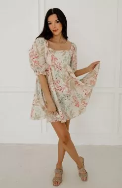 Paradiso Puff Sleeve Babydoll Dress