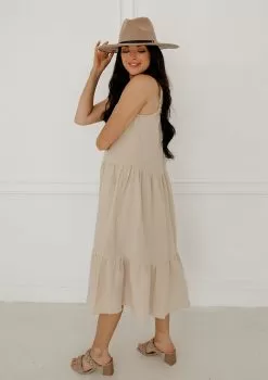 Liliana Cotton Ruffle Tiered Midi Dress -Fashion Store IMG 1380copy