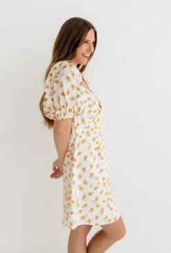 Katia Floral Twist Front Cutout Mini Dress -Fashion Store IMG 6304