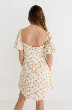 Katia Floral Twist Front Cutout Mini Dress -Fashion Store IMG 6309