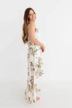 Kelly Floral High Low Ruffle Maxi Dress -Fashion Store IMG 6686