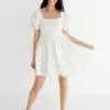 Blair Cotton Puff Sleeve Smocked Babydoll Dress -Fashion Store IMG 6930