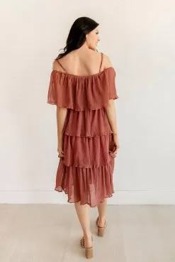 Rehearsal Tiered Midi Dress -Fashion Store IMG 8847