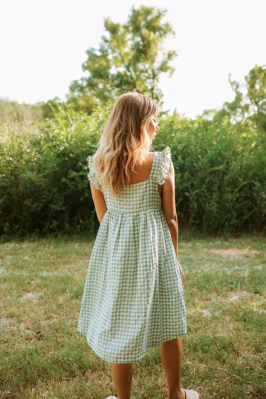 Taylor Gingham Babydoll Dress 4 Taylor Gingham Babydoll Dress - Image 2