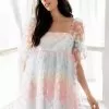 She's Like Spring Tulle Babydoll Dress - Rainbow -Fashion Store IMG 9960copy