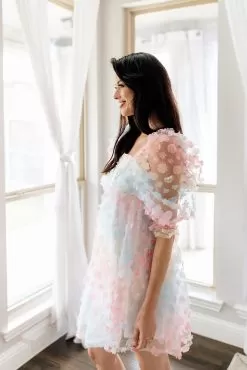 She's Like Spring Tulle Babydoll Dress - Rainbow -Fashion Store IMG 9968