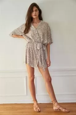 Anika Button Down Leopard Dress -Fashion Store L4819 3