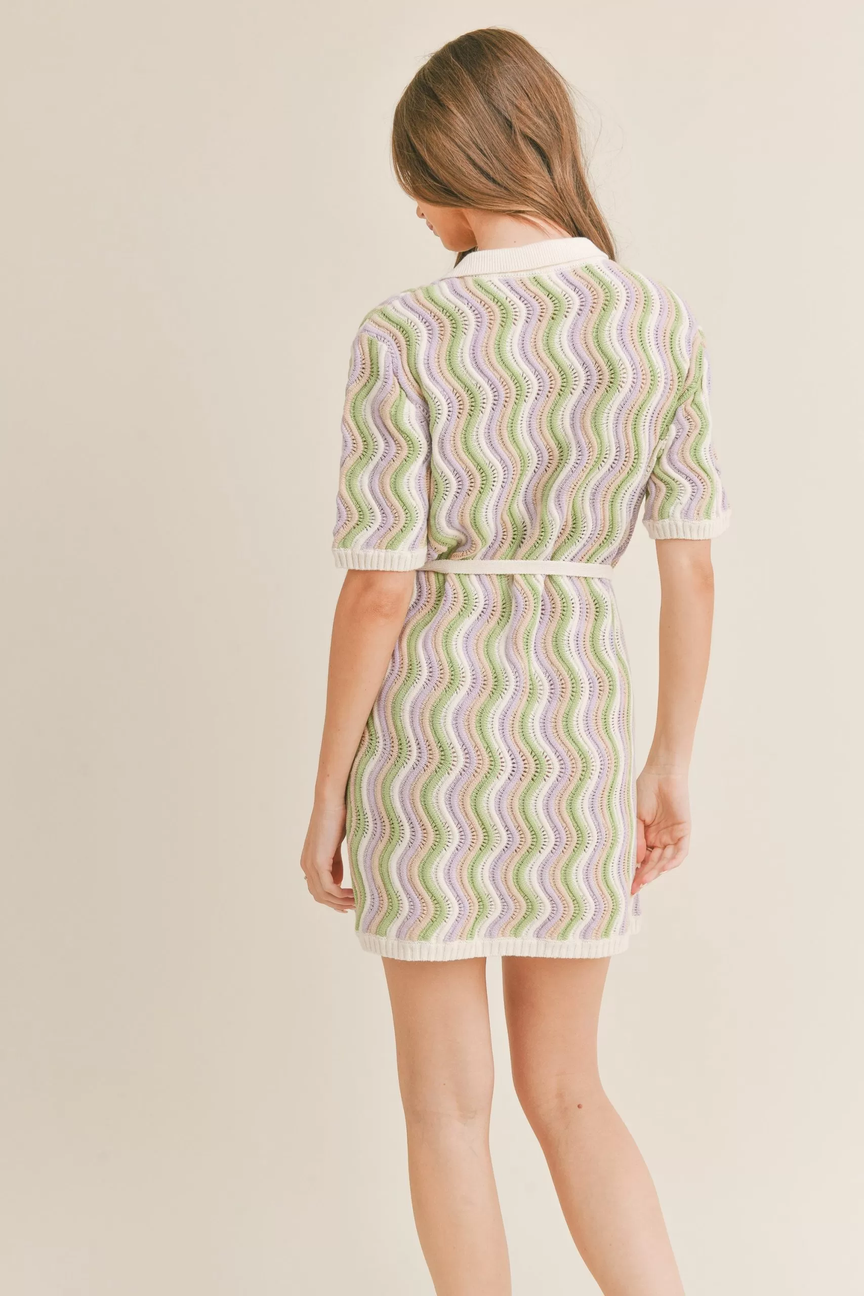 Temecula Sheer Crochet Button Down Dress 4 Temecula Sheer Crochet Button Down Dress - Image 2