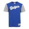 Mitchell & Ness Dodgers Color Blocked SS Tee - Mens -Fashion Store TCRW1222LAD 1