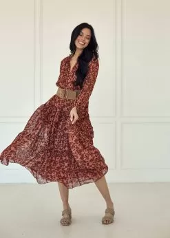 Sandra Floral Tiered Maxi Dress