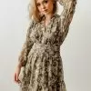 Rogan Floral Button Down Mini Dress -Fashion Store Untitled 2574copy