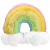 Rainbow Furry Travel Pillow 2 Rainbow Furry Travel Pillow -Fashion Store accessories rainbow neck pillow iscream 15777707065446