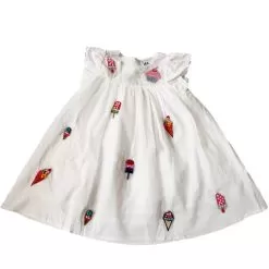 All About Beaded Ice Cream Ruffle Dress -Fashion Store all about beaded ice cream ruffle dress lola the boys 28925772529766