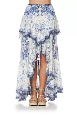 MAXI SKIRT WITH DOUBLE FRILL TALKING ABOUT A REVOLUTION 13 MAXI SKIRT WITH DOUBLE FRILL TALKING ABOUT A REVOLUTION -Fashion Store camilla maxi skirt with double frill talking about a revolution 4