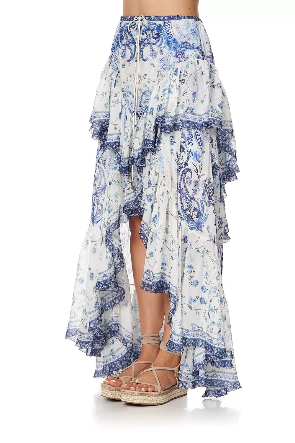 MAXI SKIRT WITH DOUBLE FRILL TALKING ABOUT A REVOLUTION 7 MAXI SKIRT WITH DOUBLE FRILL TALKING ABOUT A REVOLUTION - Image 5